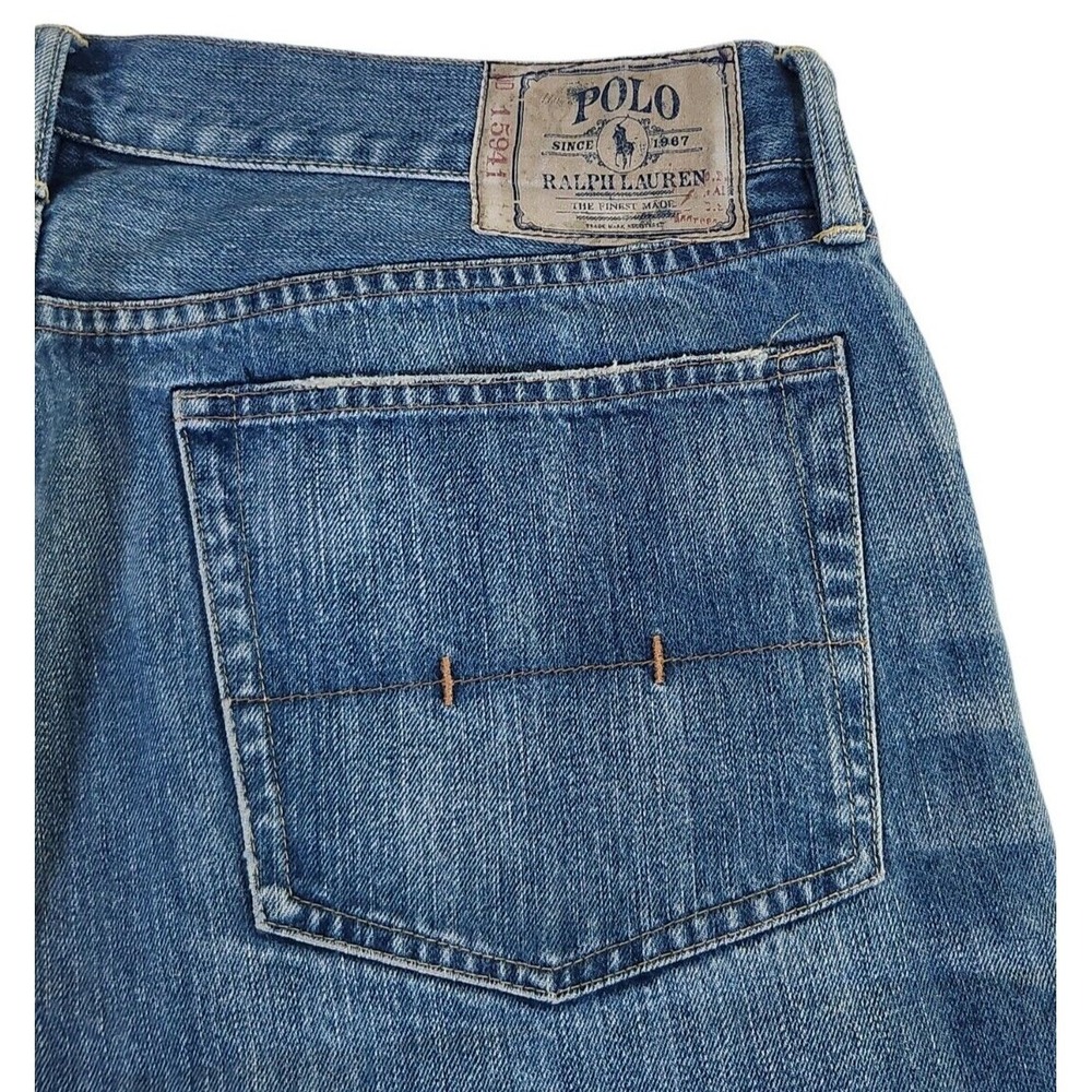 Polo Ralph Lauren 867 Jeans Men's 36x30* (37x29) Blue Denim Classic Straight - Picture 7 of 14